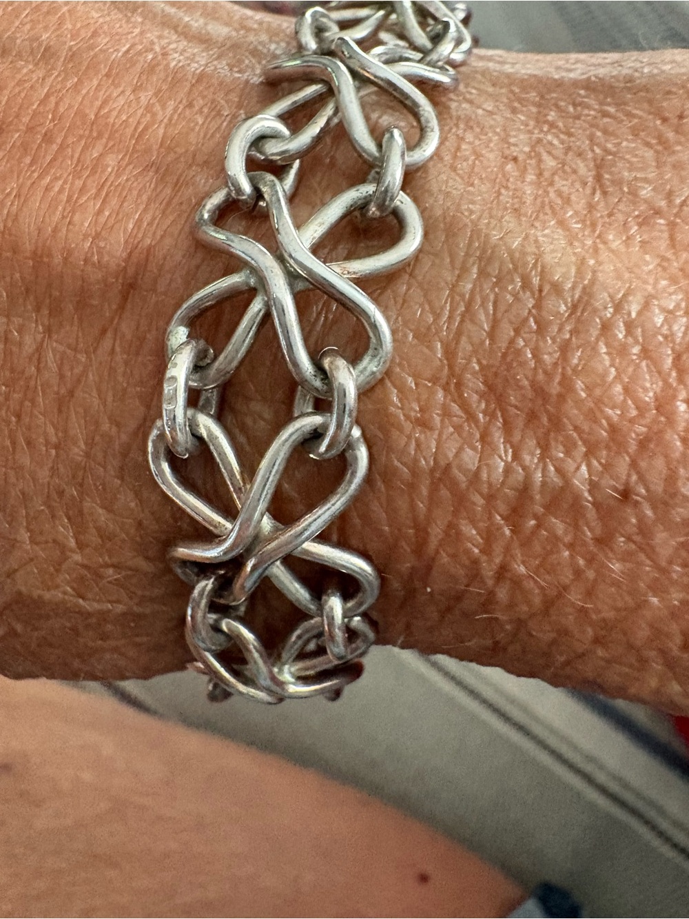 Sterling Silver Linked Chain Bracelet -25gms